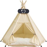 Tipi Tent Hond & Kat - 60x60x70cm - Katoen - 60% Korting