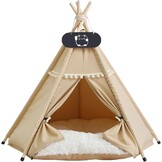 Tipi Tent Hond & Kat - 60x60x70cm - Katoen - 60% Korting