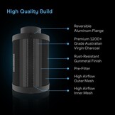 AC Infinity Luchtfiltratie Pro Kit 4-Inch PRO met Inline Ventilator, Carbon Filter en WiFi Klimaatregeling
