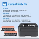 2x Zwarte Toner TN2510XL voor Brother Printers (57% Korting)