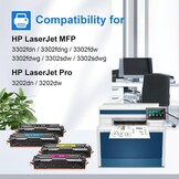 Tonercartridge Set 219X voor HP Color LaserJet Pro MFP 3302 | 4 stuks | 58% Korting