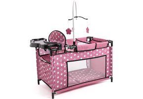 Poppenbed met Kinderstoel & Meubels - 40% Korting