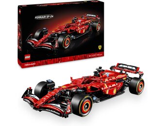 LEGO Technic Ferrari SF-24 F1 auto Bouwpakket voor Volwassenen met 1:8 Schaal Modelauto met V6-Motor, Besturing en DRS, Formule 1 Vaderdag Cadeau voor Hem, Haar, Alle Fans van Motorsport 42207