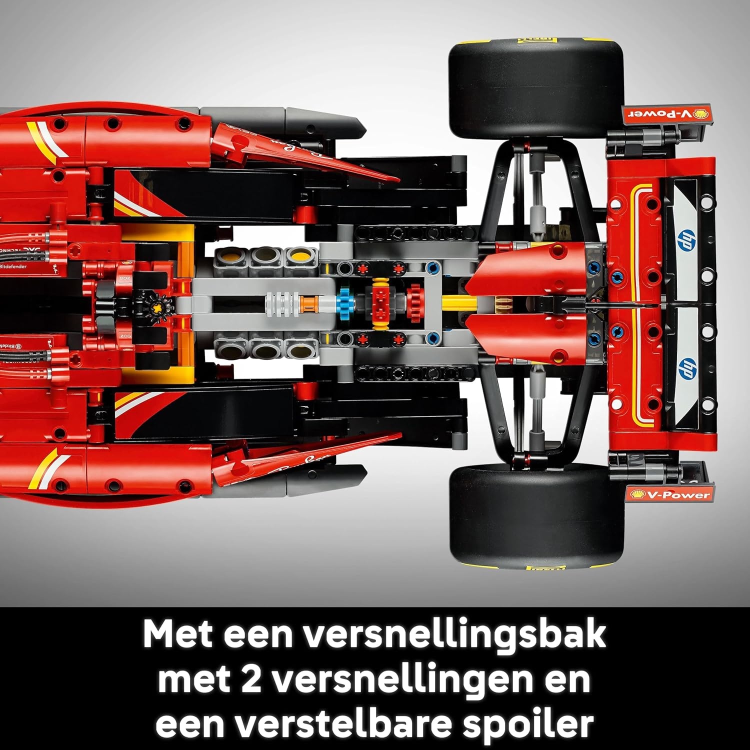 LEGO Technic Ferrari SF-24 F1 auto Bouwpakket voor Volwassenen met 1:8 Schaal Modelauto met V6-Motor, Besturing en DRS, Formule 1 Vaderdag Cadeau voor Hem, Haar, Alle Fans van Motorsport 42207