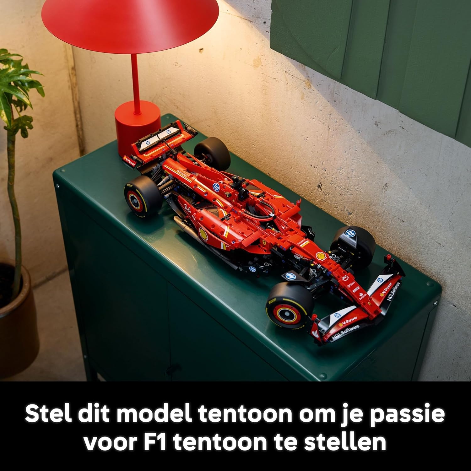 LEGO Technic Ferrari SF-24 F1 auto Bouwpakket voor Volwassenen met 1:8 Schaal Modelauto met V6-Motor, Besturing en DRS, Formule 1 Vaderdag Cadeau voor Hem, Haar, Alle Fans van Motorsport 42207