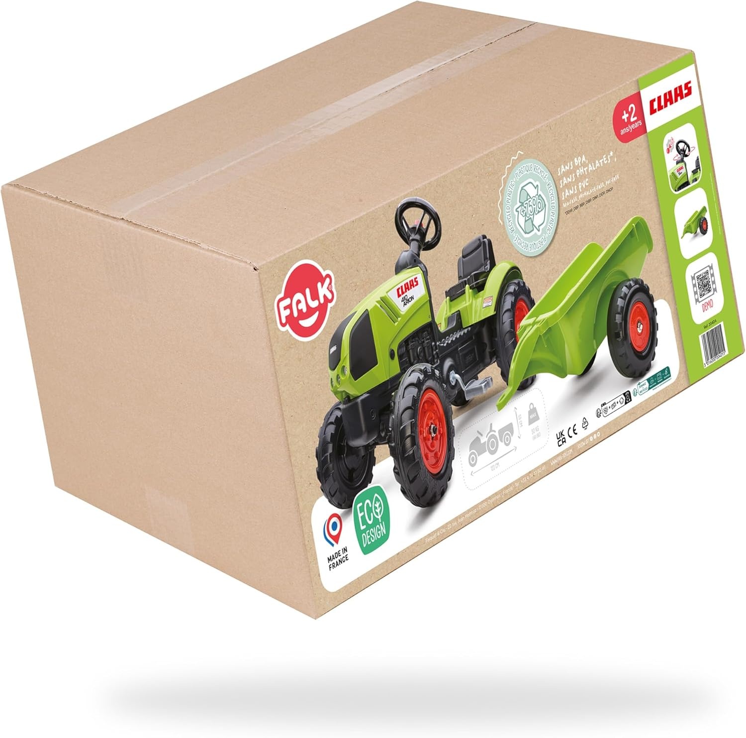 Falk 2040A Claas Falk-2040A-Claas Arion 410 / hanger groen, claasgroen, één maat