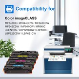 Toner set 4 kleuren Canon i-SENSYS MF640/LBP620 serie - 61% Korting