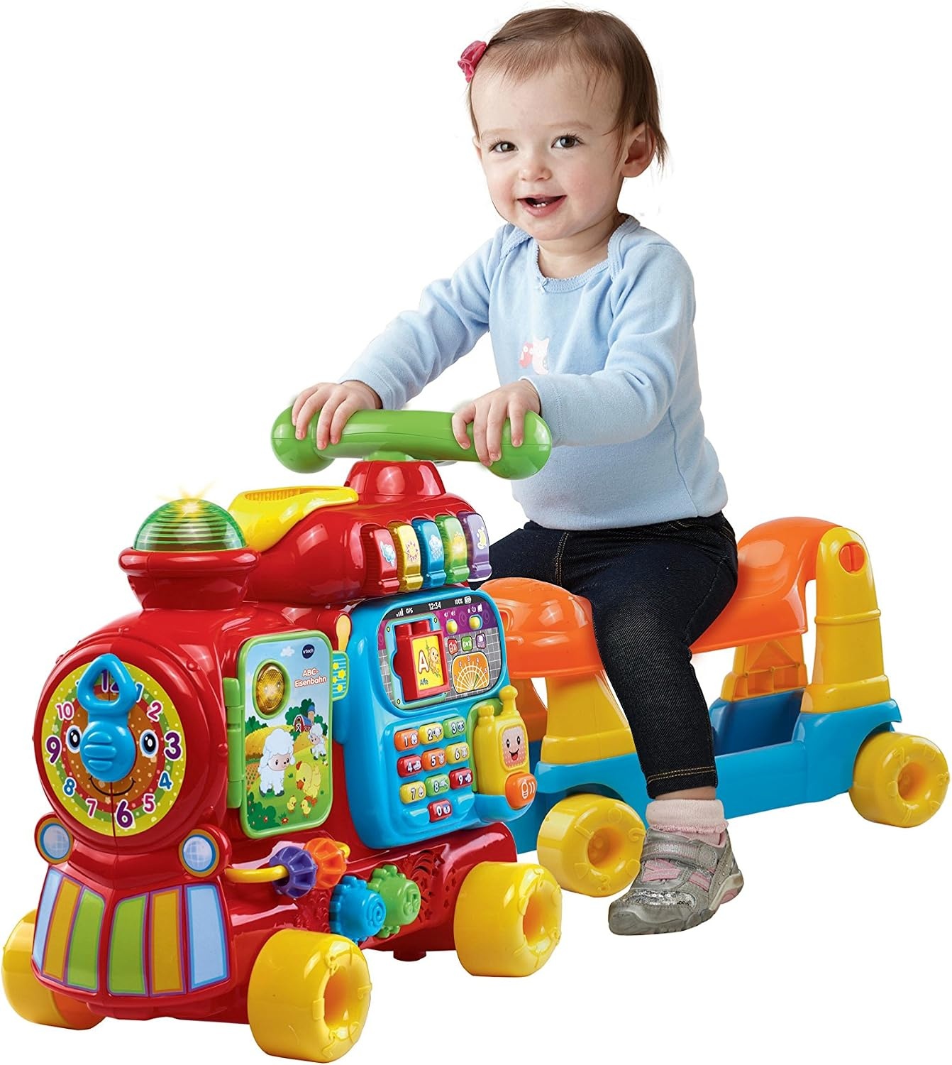 VTech ABC Trein Educatief Speelgoed - Interactieve Loopwagen - Meerkleurig