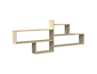 vidaXL Wandschap 167,5x18x68 cm bewerkt hout sonoma eikenkleurig