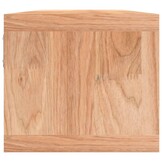 vidaXL Wandschap met manden 62x18x16 cm massief walnotenhout