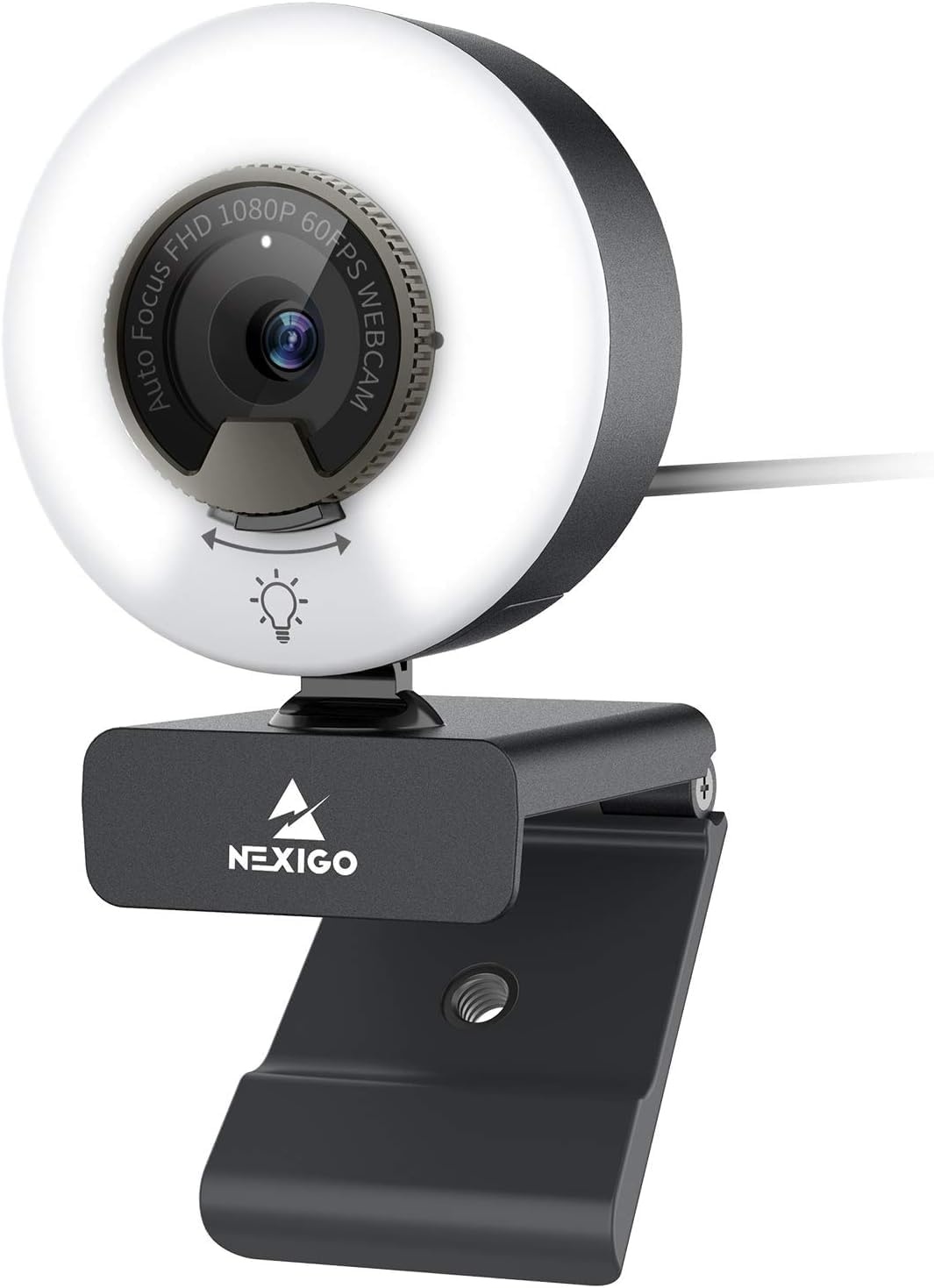 NexiGo 1080p Webcam: 60FPS, Autofocus & Ringlicht (-57%)