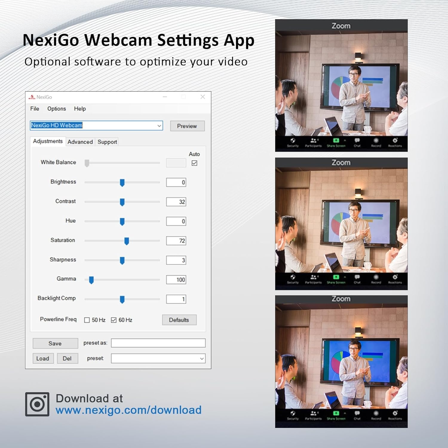 NexiGo 1080p Webcam: 60FPS, Autofocus & Ringlicht (-57%)