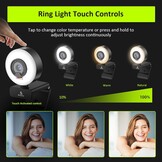 NexiGo 1080p Webcam: 60FPS, Autofocus & Ringlicht (-57%)