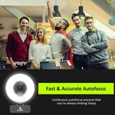 NexiGo 1080p Webcam: 60FPS, Autofocus & Ringlicht (-57%)