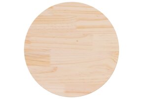 Massief Grenenhouten Tafelblad Rond Ø70cm - 34% Korting!