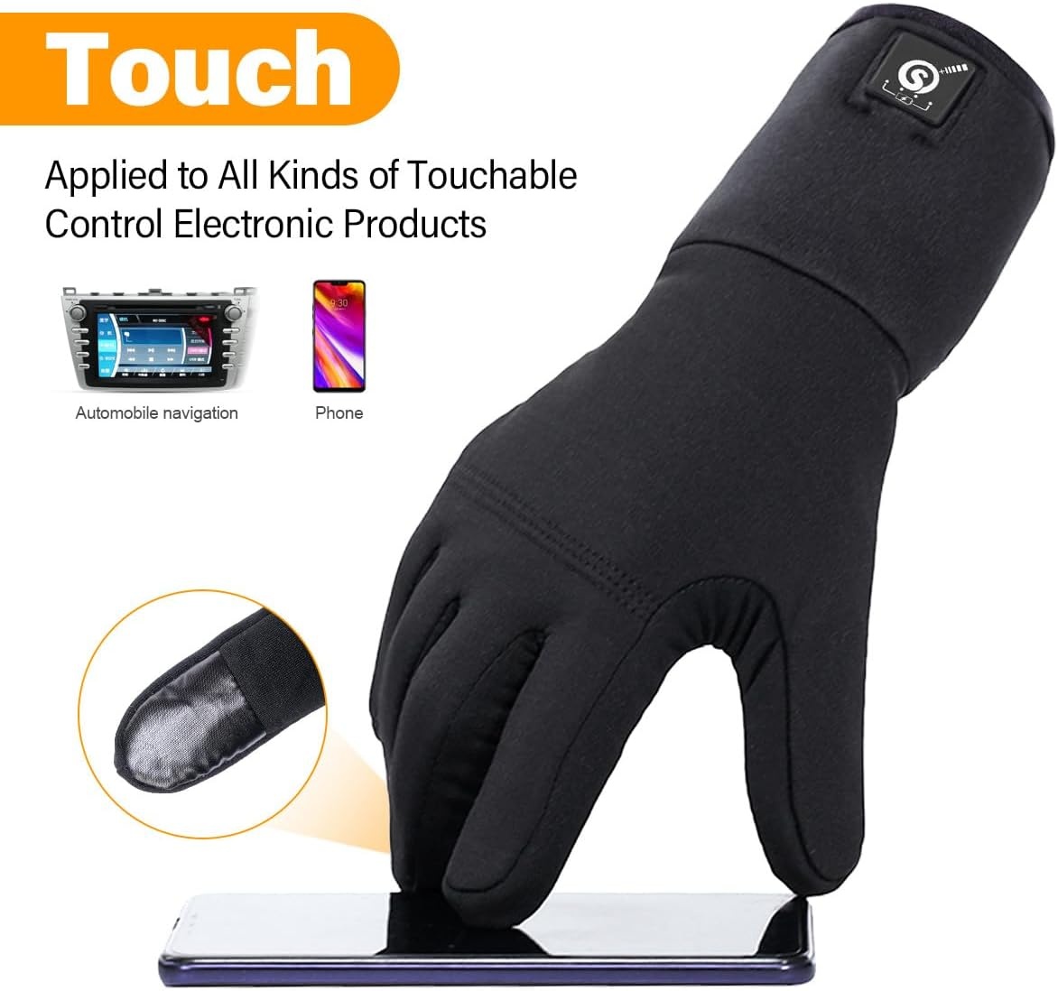 Verwarmde Liner Handschoenen Unisex - 58% Korting - Tot 65°C