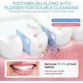 Draagbare Waterflosser WF400 Grijs | Elektrische Monddouche - 59% Korting