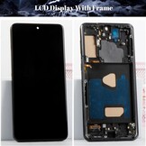 Incell voor Samsung Galaxy S21+5G Lcd scherm Vervanging voor Galaxy S21 Plus 5g Lcd scherm voor SM-G996B SM-G996U Digitizer Touchscreen Montage Reparatie Deel Met Frame (Phantom Zwart)