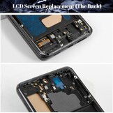 Incell voor Samsung Galaxy S21+5G Lcd scherm Vervanging voor Galaxy S21 Plus 5g Lcd scherm voor SM-G996B SM-G996U Digitizer Touchscreen Montage Reparatie Deel Met Frame (Phantom Zwart)