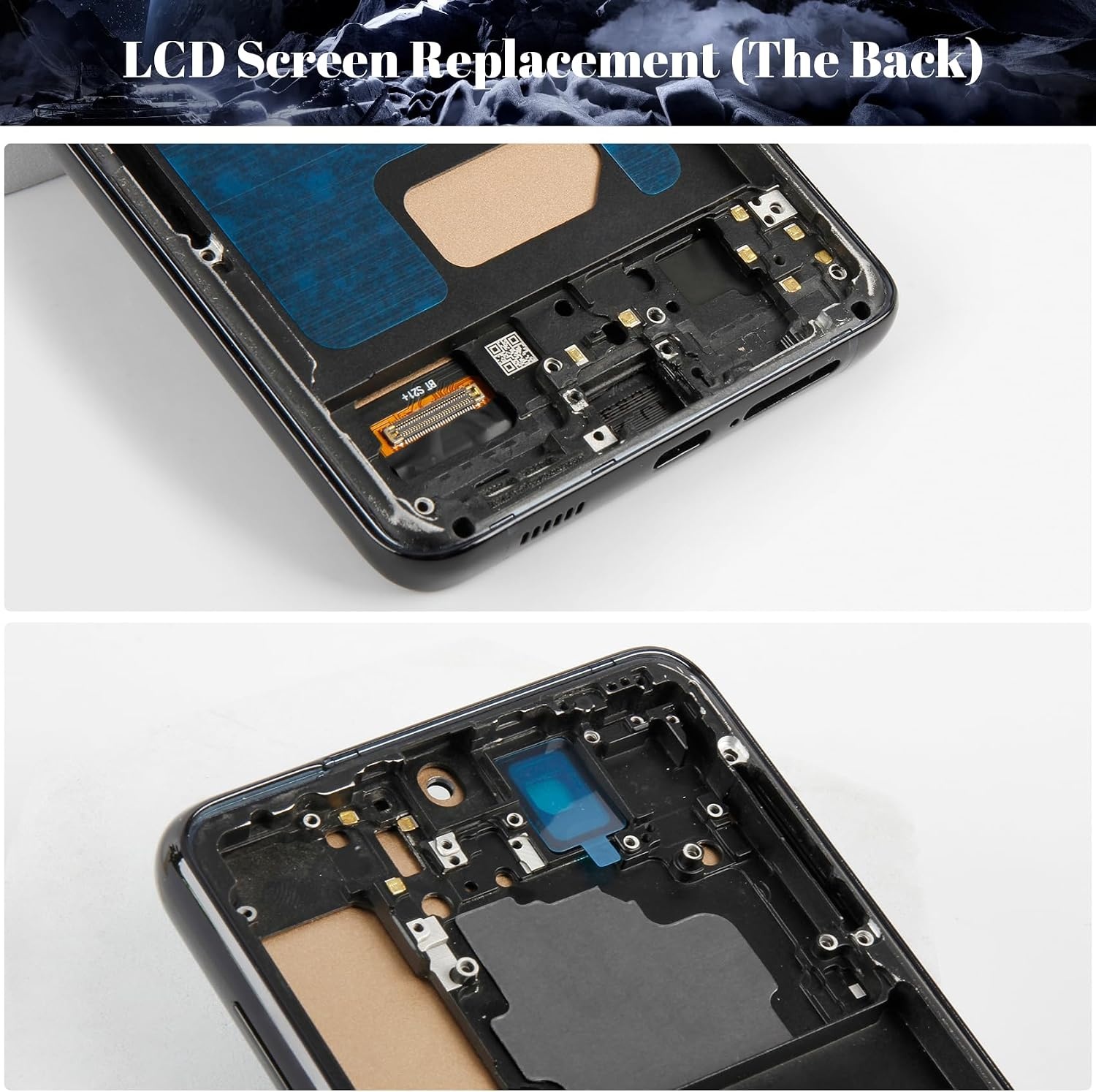 Incell voor Samsung Galaxy S21+5G Lcd scherm Vervanging voor Galaxy S21 Plus 5g Lcd scherm voor SM-G996B SM-G996U Digitizer Touchscreen Montage Reparatie Deel Met Frame (Phantom Zwart)