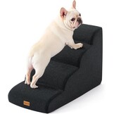 Gardner Pet Honden Trappetje 16.5" 2-in-1 Transformeerbaar 3-Treden Zwart