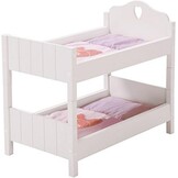 Roba Fienchen Poppenstapelbed Wit - 52 x 30 x 45,5 cm - Inclusief Beddengoed