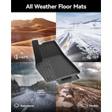 3W Set 4 Vloermatten voor Tesla Model Y Juniper 2025 2026 en kofferbakmat, Met Hondvriendelijke Functie, Thorex™-Vloermatten voor Alle Weersomstandigheden, Antislip en Waterdicht, Auto-Accessoires - Maat 1)Model Y Juniper|25|Set 4 Matten