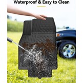 3W Set 4 Vloermatten voor Tesla Model Y Juniper 2025 2026 en kofferbakmat, Met Hondvriendelijke Functie, Thorex™-Vloermatten voor Alle Weersomstandigheden, Antislip en Waterdicht, Auto-Accessoires - Maat 1)Model Y Juniper|25|Set 4 Matten