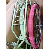 Meisjesfiets - 26 inch - stadsfiets - mintgroen roze