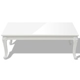 Hoogglans Witte Salontafel (115x65x42 cm) - 58% Korting