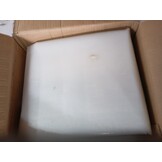 vidaXL Doorzichtig zeildoek met zeilringen 6x6 m polyethyleen