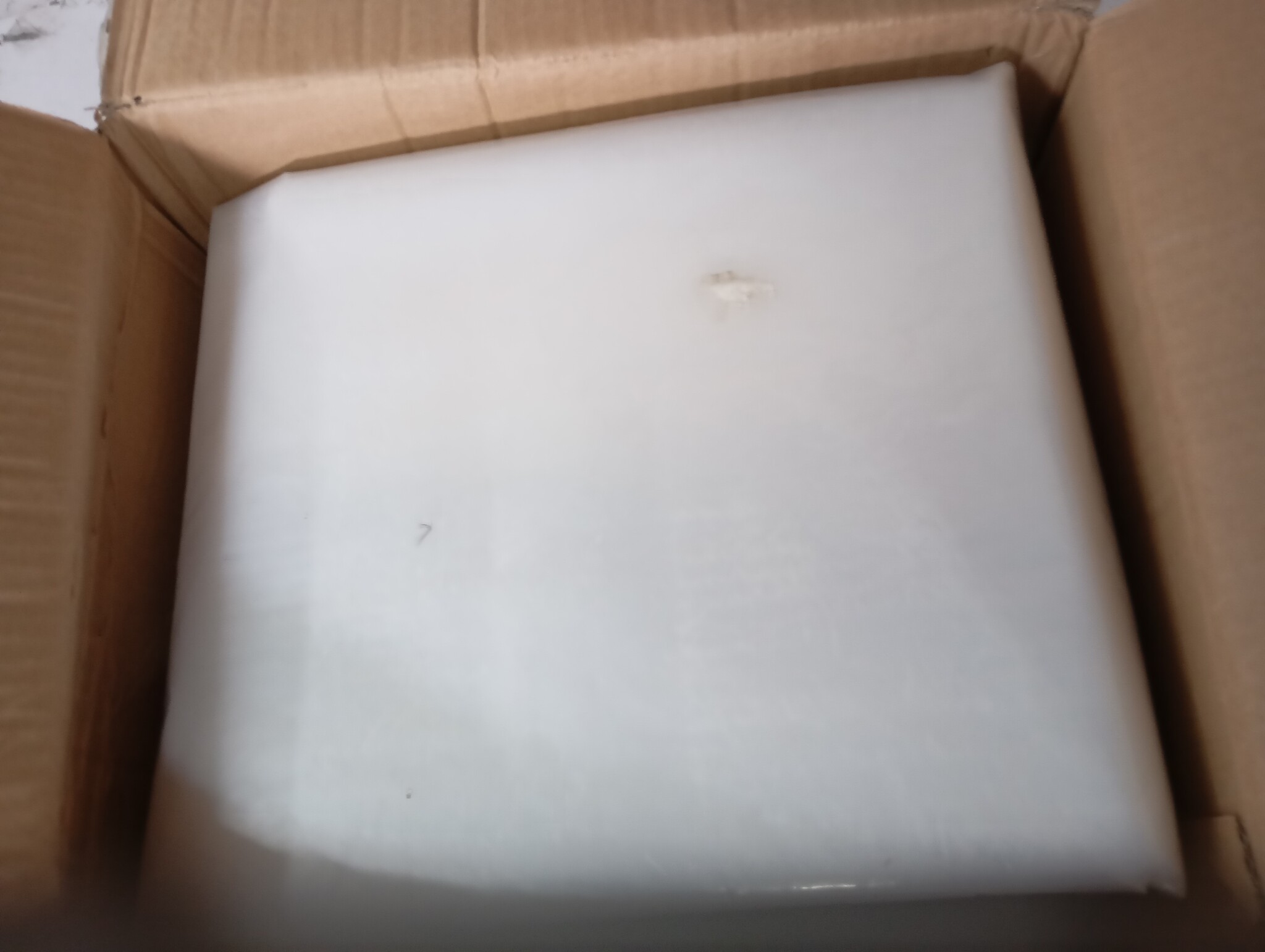 vidaXL Doorzichtig zeildoek met zeilringen 6x6 m polyethyleen