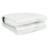 vidaXL Doorzichtig zeildoek met zeilringen 6x6 m polyethyleen