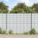 VidaXL Tuinschermen PVC (10 stuks) - Lichtgrijs 56% Korting!
