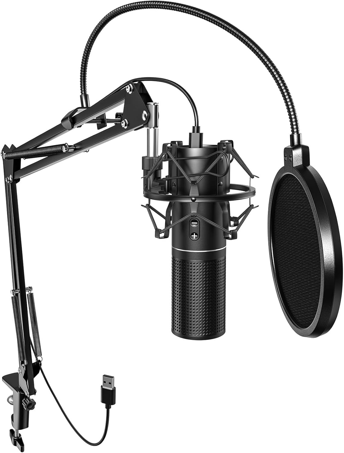 TONOR Q9 USB Microfoon: Gaming, Podcast, Streaming - 57% Korting