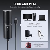 TONOR Q9 USB Microfoon: Gaming, Podcast, Streaming - 57% Korting