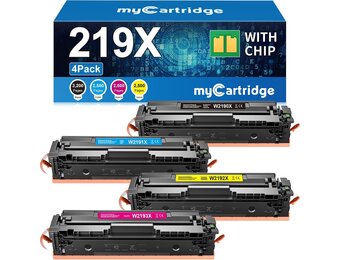 MYCARTRIDGE 219X Toner Cartridge Set (4 stuks) voor HP Color LaserJet Pro MFP 3302 Serie
