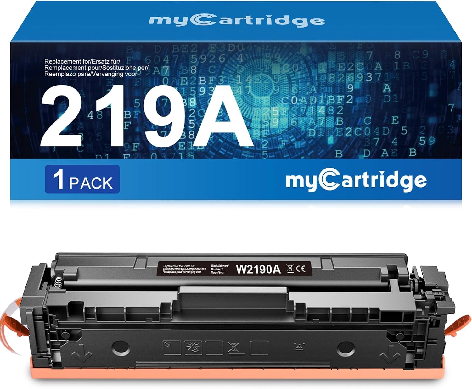 Zwarte Toner HP 219A W2190A - 60% Korting - Geschikt voor LaserJet Pro