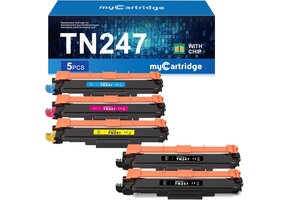 5-pack Compatibele Toner voor Brother TN-243CMYK/TN-247, Hoge Capaciteit