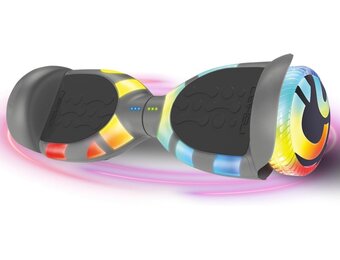 Lexgo Hoverboard Mirage Gry 6,5" met Stalen Frame en 2x 200W Motoren - Max 12 km/u, 10 km Actieradius