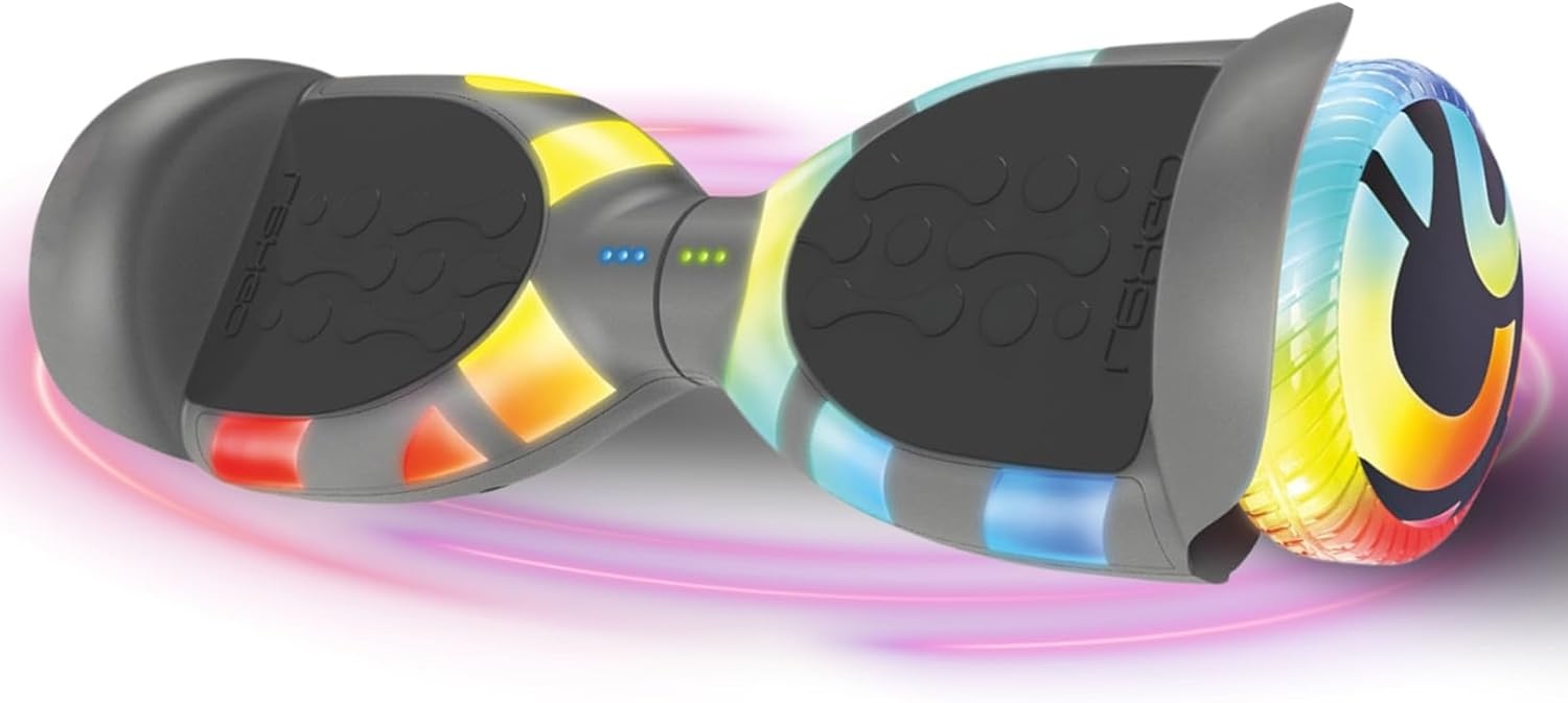 Lexgo Hoverboard Mirage Gry 6,5" met Stalen Frame en 2x 200W Motoren - Max 12 km/u, 10 km Actieradius