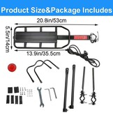 Achterste Bike Rack voor fiets, 110Lbs/50kgs capaciteit fiets bagagerek met reflecterende, verstelbare Quick Release Mountain Road fiets Cargo Rack