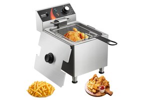 Professionele Elektrische Friteuse 9L RVS - 35% Korting