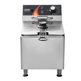 VEVOR Elektrische friteuse voor het aanrecht, 3100 W, met mand, in hoogte verstelbare poten, afzonderlijk van roestvrij staal, 11,5 l, temperatuurregeling, gebruik in restaurants, 275 x 415 x 370 mm