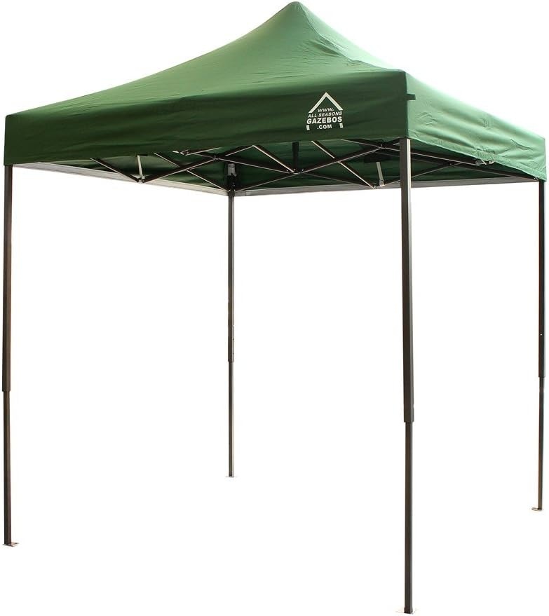 Opvouwbaar paviljoen voor alle seizoenen, 2 x 2 m, robuust, absoluut waterdicht, groen