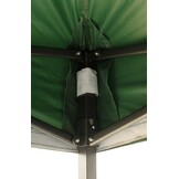Opvouwbaar paviljoen voor alle seizoenen, 2 x 2 m, robuust, absoluut waterdicht, groen