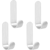 Zelfklevende RVS Wandhaken (4 stuks) - 70% Korting!