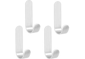 Zelfklevende RVS Wandhaken | 4 Stuks | 40% Korting