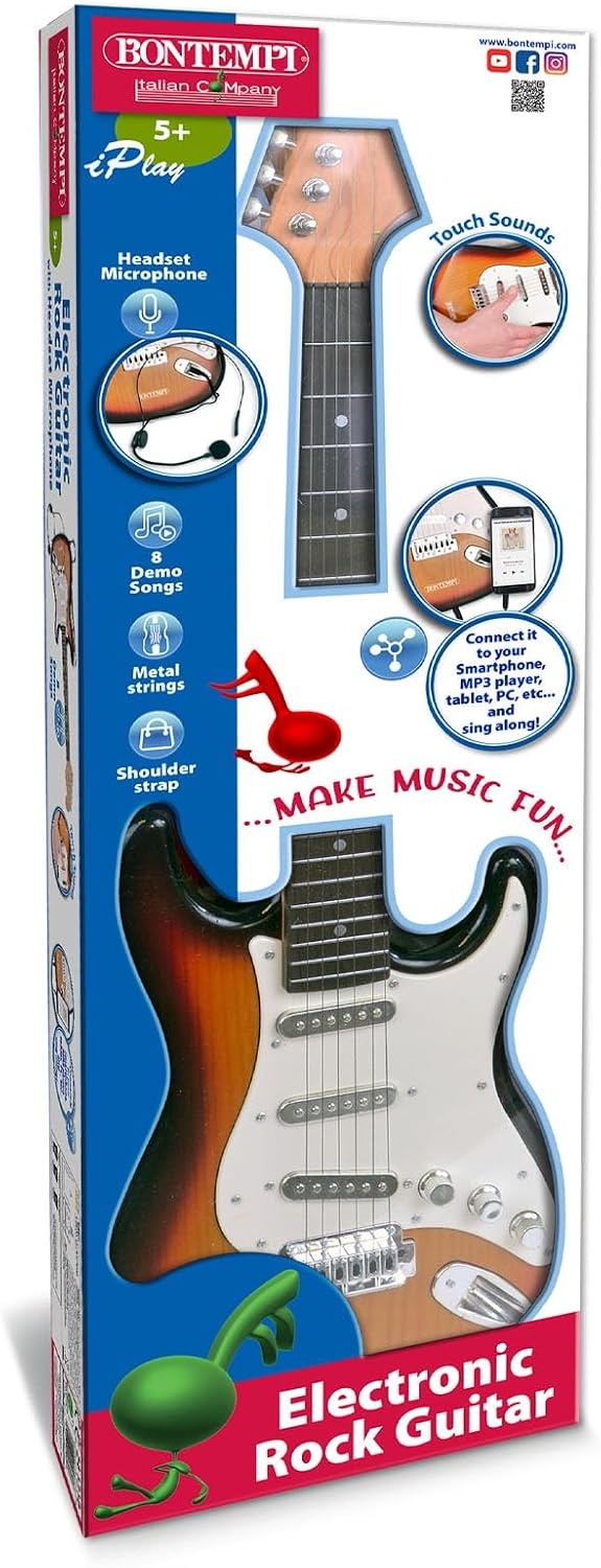 Bontempi Elektrische Rockgitaar 67 cm - Multicolour