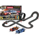 Carrera DPower Lap 20062560 Digitale racebaan, inclusief rondeteller en loopings, kruisingen en fly-overs, voertuigen met koplampen en achterverlichting, op schaal 1:43, handcontroller met turbo-knop